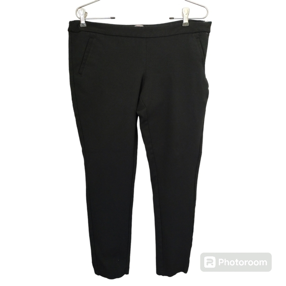 Merona Black Stretch Extensible Side Zip Ankle Pants - Picture 1 of 7